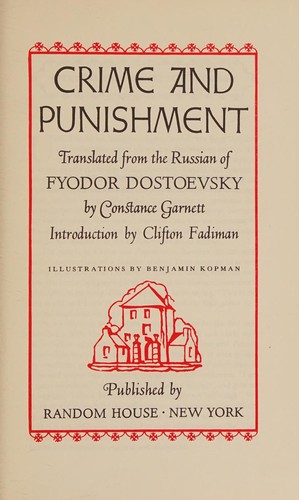 Cover of Crime and Punishment by Fyodor Dostoevsky