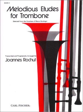 Cover of Melodious Etudes for Trombone by Joannes Rochut