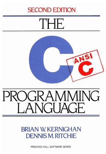 Cover of The C Programming Language by Kernighan & Ritchie